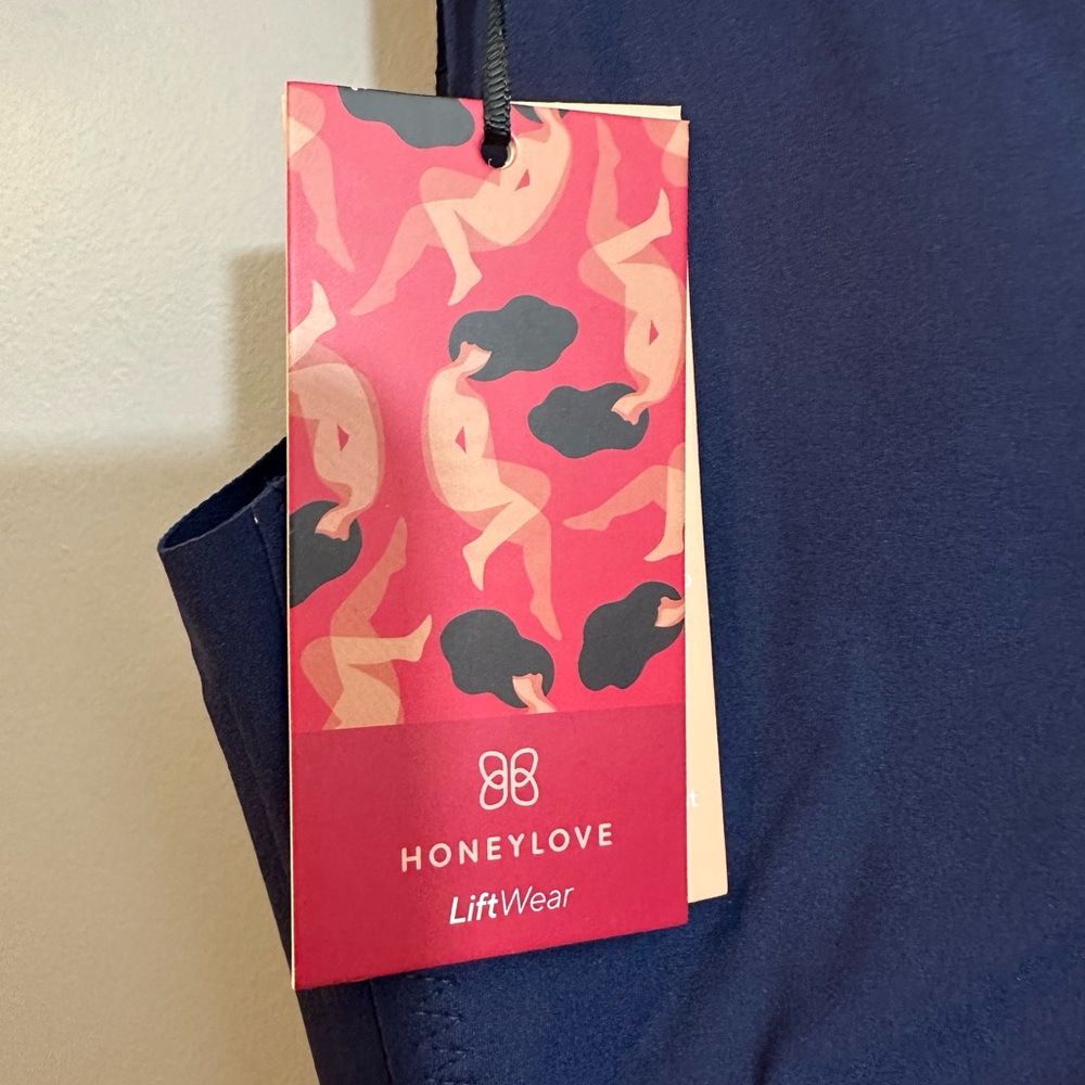 NWT Honeylove Liftwear Shapewear Navy Blue Large Tank - Picture 4 of 8